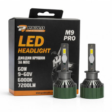 Диодни крушки M9 PRO H1 9-60V 2БР/К-Т Диодни крушки M9 PRO H1 9-60V 2БР/К-Т