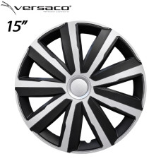 Тасове за джанти 15'' Versaco Drift Silver/Black Тасове за джанти 15'' Versaco Drift Silver/Black