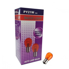 Крушки Maxxx Light - 12V PY21W Оранжеви комплект 10 броя в кутия