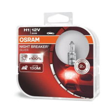Халогенни крушки Osram Night Breaker Silver H1 комплект 2 броя