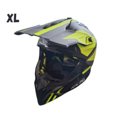 Кросова Каска - XL - Black/Yellow