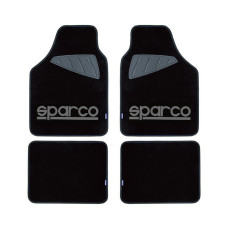 Стелки мокет Sparco SPC1902A Черни и Сиви комплект 4 броя