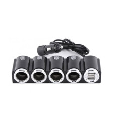 Разклонител за запалка 4-ка + 2 USB Разклонител за запалка 4-ка + 2 USB