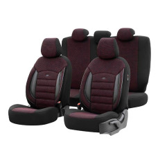 Тапицерия за седалки Otom Sport Plus PLS103 черно бордо