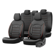 Тапицерия за седалки Otom Premium PRM115 Черна и Червена