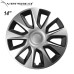 Тасове за джанти 14 инча Versaco Stratos Silver и Black
