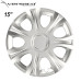 Тасове за джанти 15 инча Versaco Impulse Silver Тасове за джанти 15 инча Versaco Impulse Silver