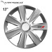 Тасове за джанти 13 инча Versaco Carbon GTX - Silver Тасове за джанти 13 инча Versaco Carbon GTX - Silver