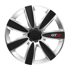 Тасове за джанти 16 инча Versaco Carbon GTX - Черен и Сребърен