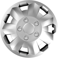 Тасове за джанти 14 инча Versaco NOVA Silver Тасове за джанти 14 инча Versaco NOVA Silver