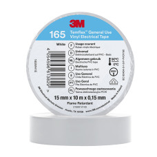 Изолирбанд 3M Темфлекс 15мм*10м Бял