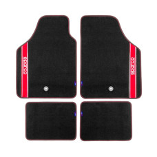 Универсални мокетни стелки Sparco - 03763BRS с червено